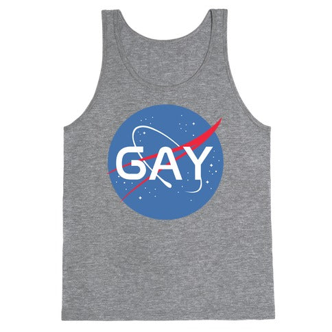 Gay Nasa Parody Tank Top
